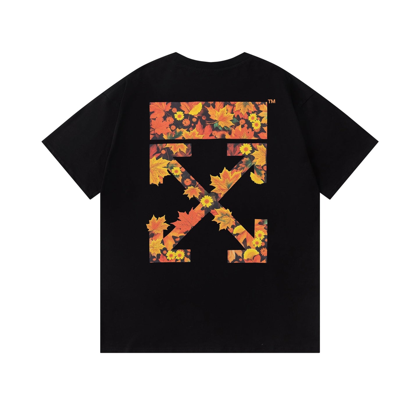 OFF  Chrysanthemum-pattern T-shirt
