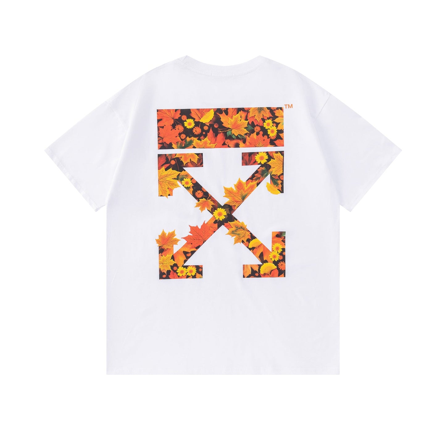 OFF  Chrysanthemum-pattern T-shirt