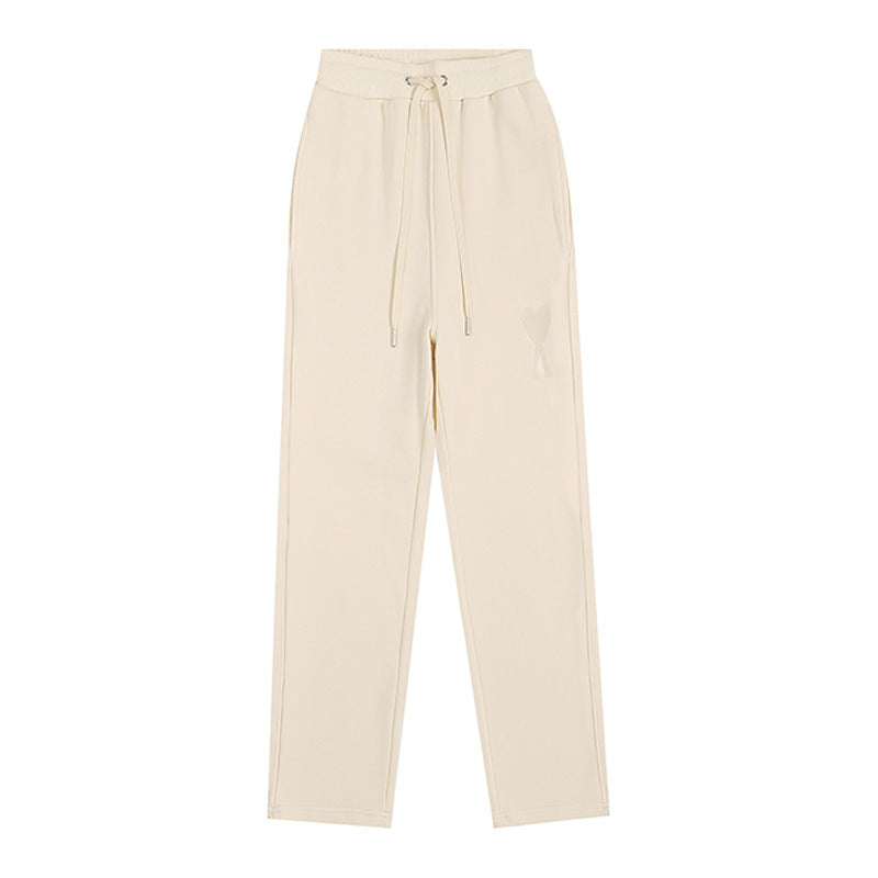Casual Embroidered Sweatpants