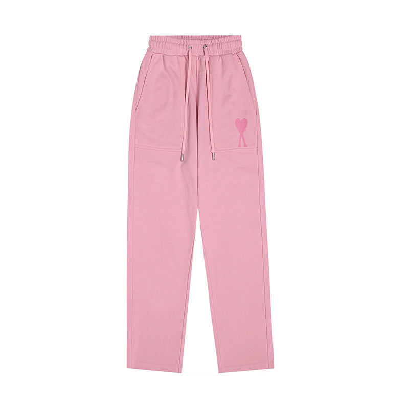 Casual Embroidered Sweatpants