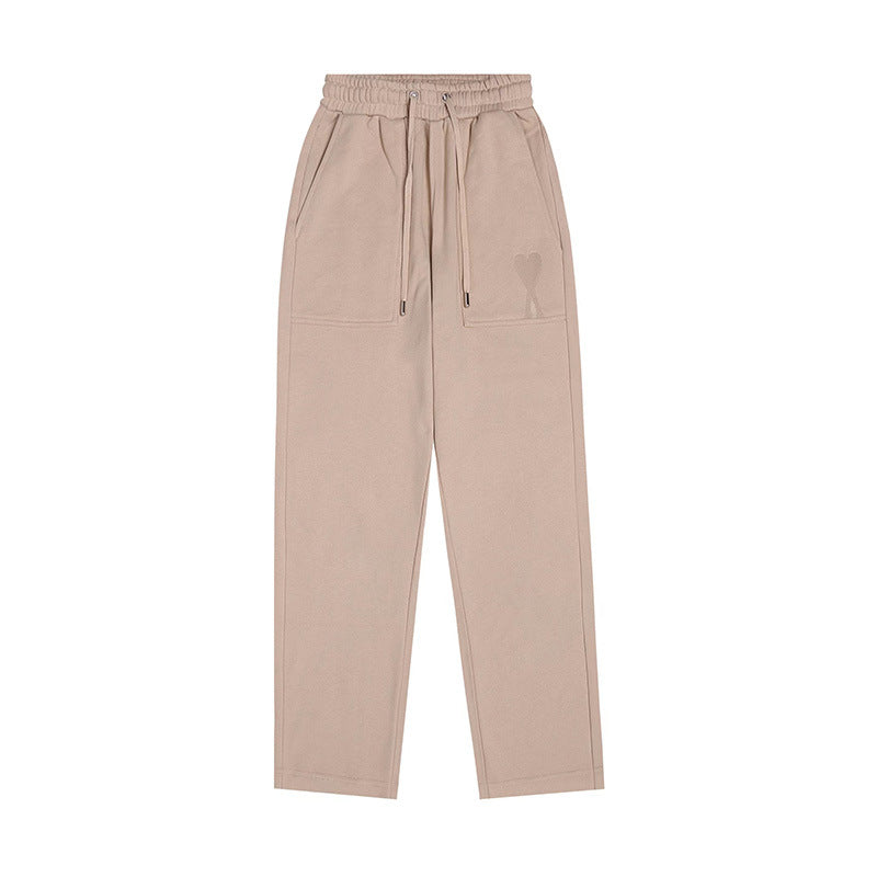Casual Embroidered Sweatpants