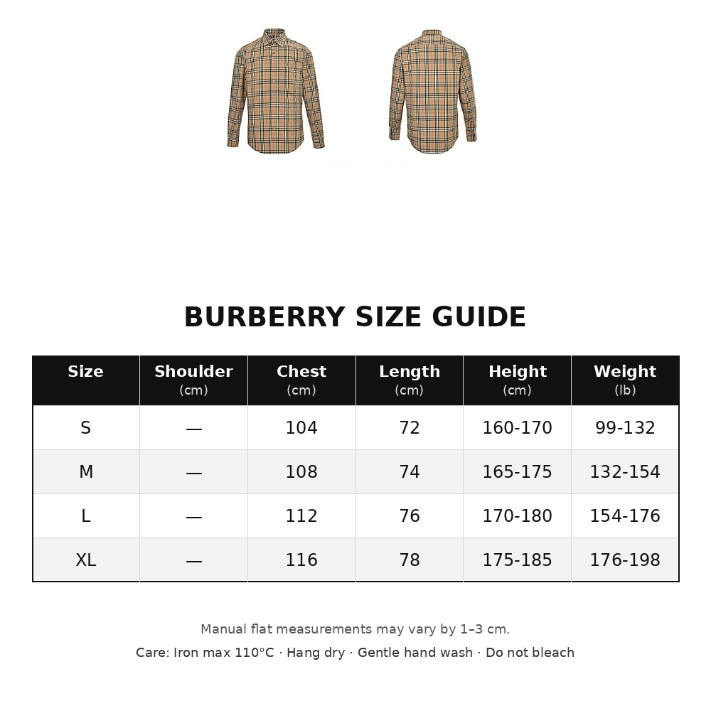 Burberry Small Check Cotton Shirt