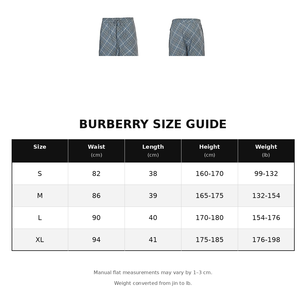 Burberry Diagonal Plaid Shorts