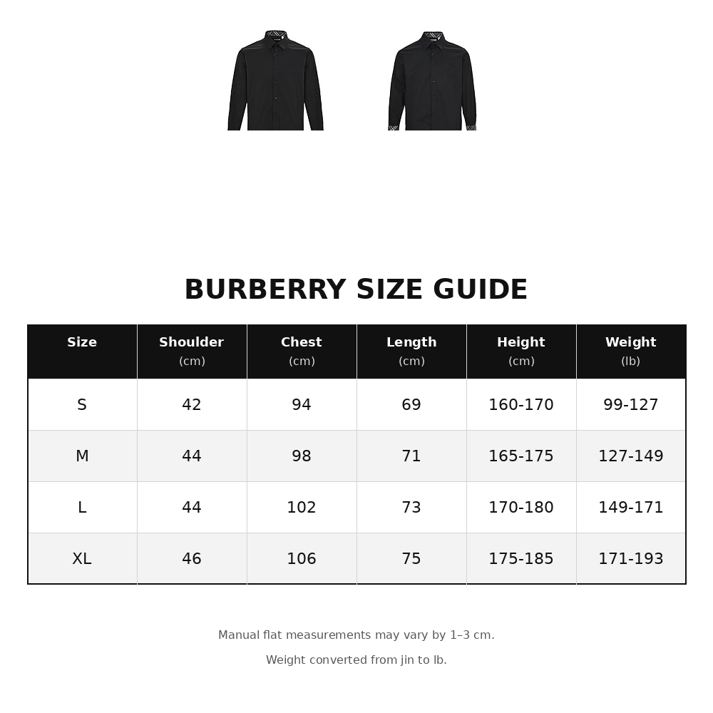 Burberry Plaid-Trim Shirt (Cuffs and Collar)