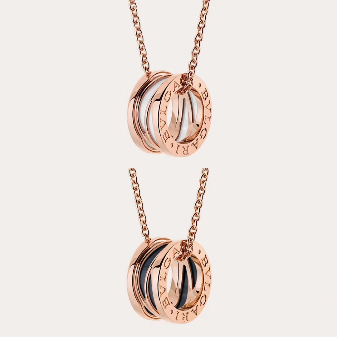 BVLGARI 925 Silver Gold-Plated Necklace