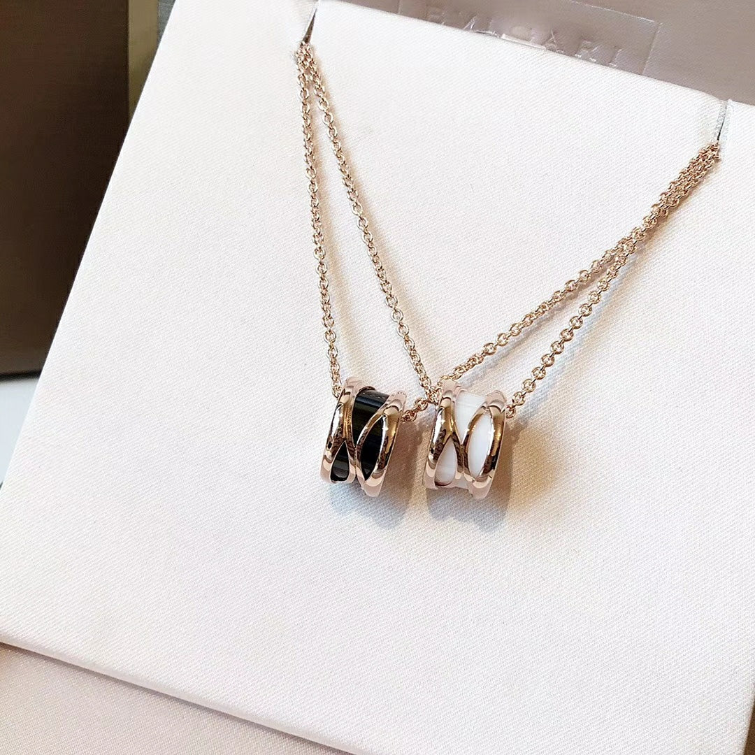BVLGARI 925 Silver Gold-Plated Necklace