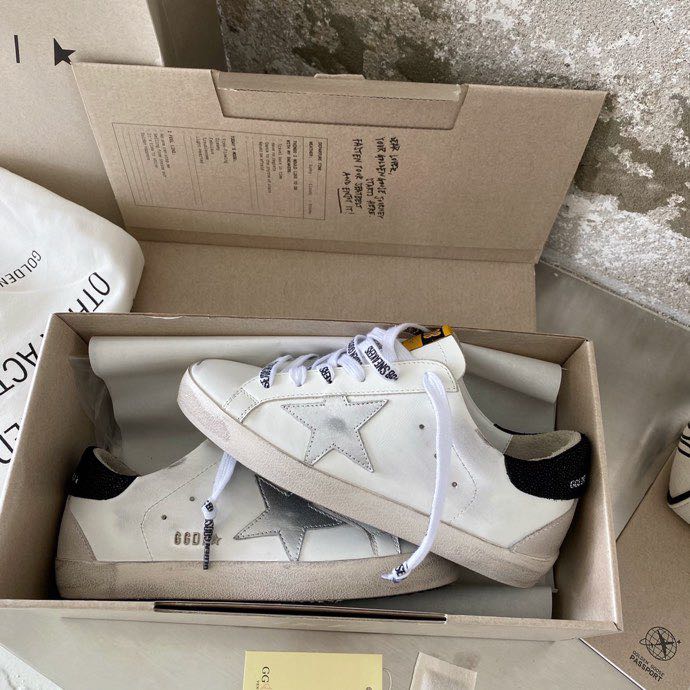 Golden Goose Vintage Distressed Sneakers #165