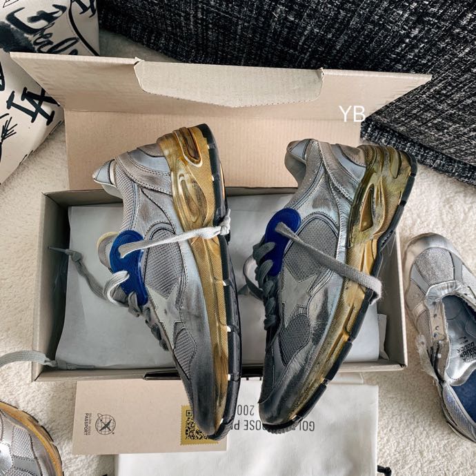 Golden Goose Vintage Distressed Sneakers #252