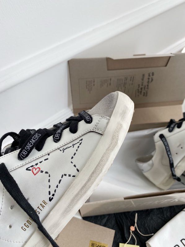 Golden Goose Vintage Distressed Sneakers #082