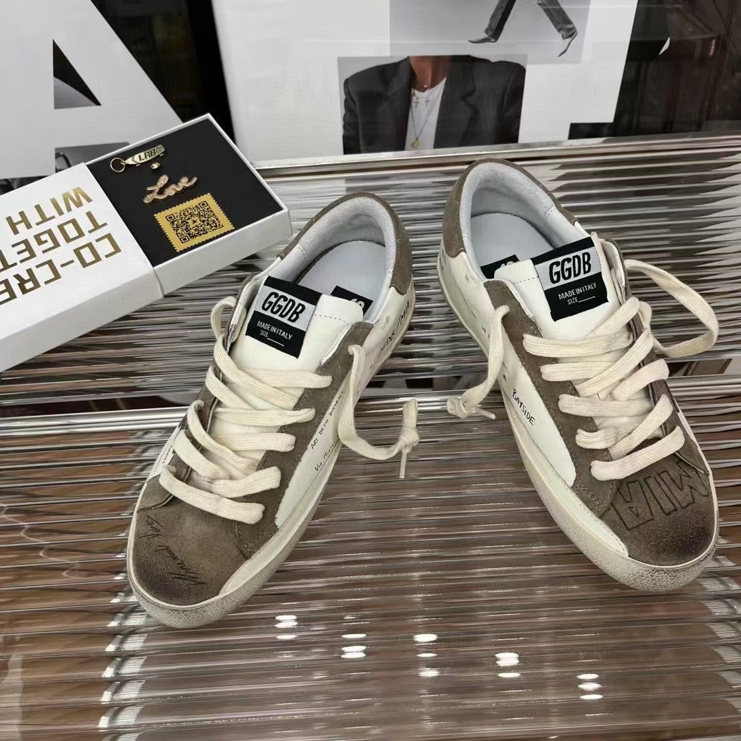 Golden Goose Vintage Distressed Sneakers #318