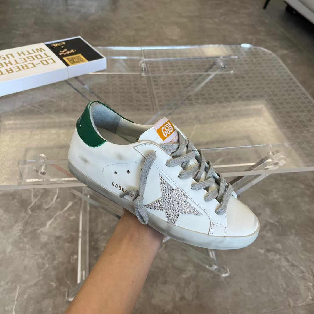 Golden Goose Vintage Distressed Sneakers #322