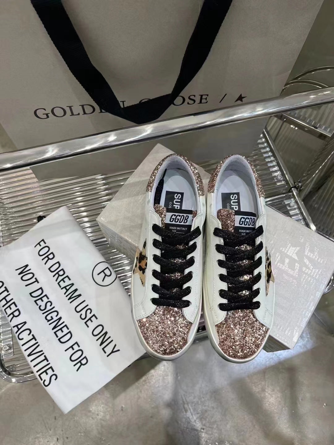 Golden Goose Vintage Distressed Sneakers #320