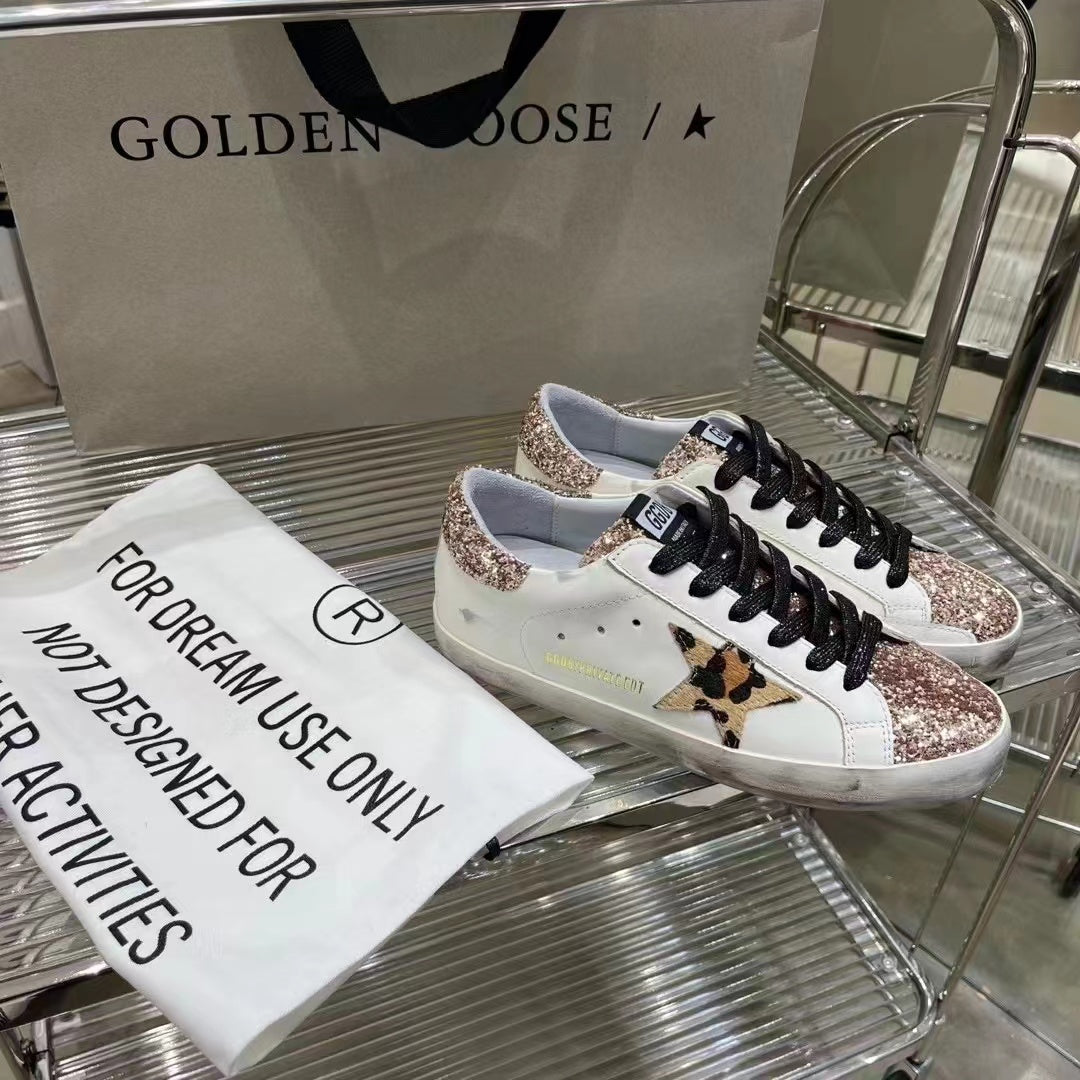 Golden Goose Vintage Distressed Sneakers #320
