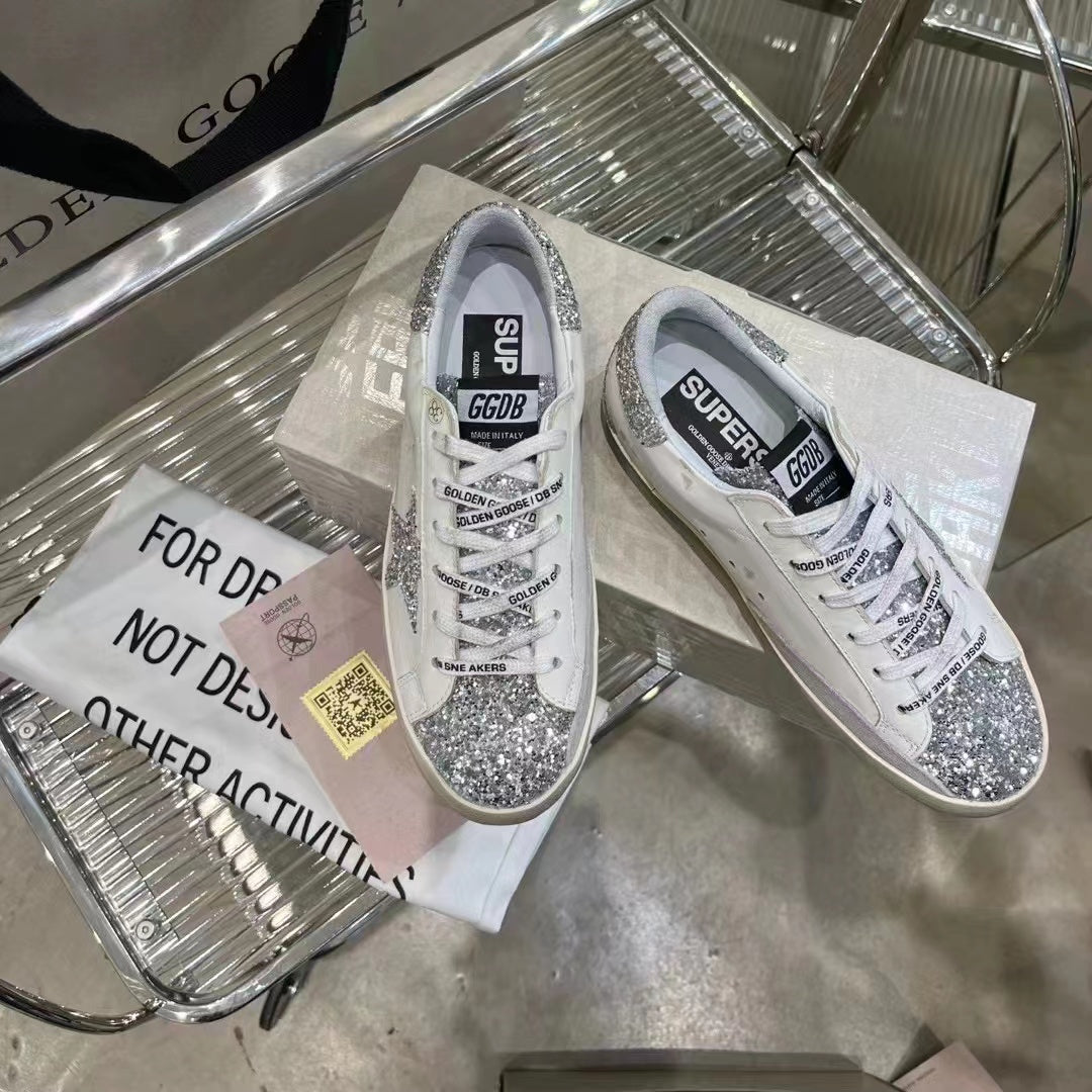 Golden Goose Vintage Distressed Sneakers #321