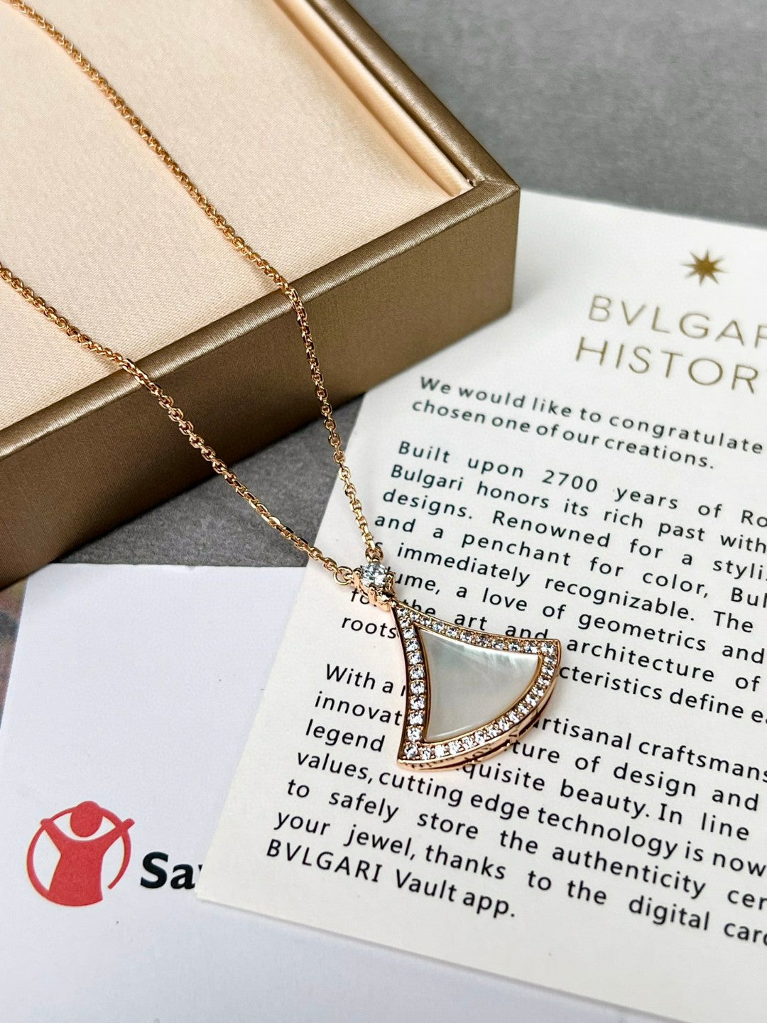BVLGARI Pearl Gold-Plated Necklace