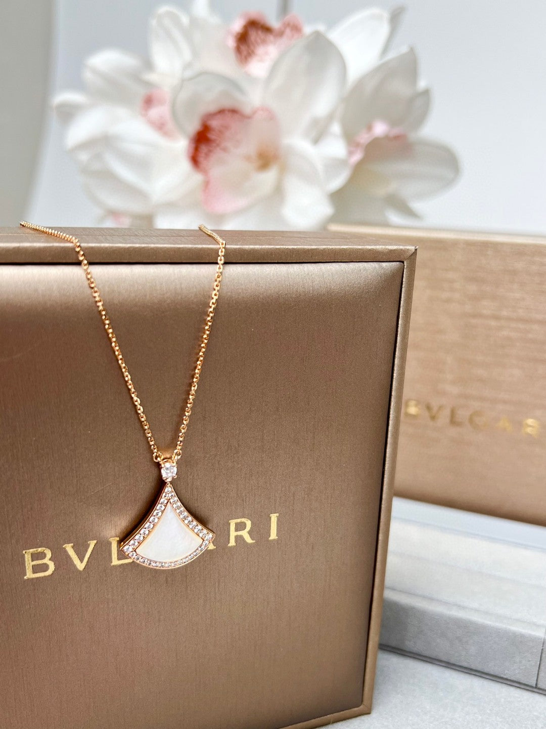 BVLGARI Pearl Gold-Plated Necklace
