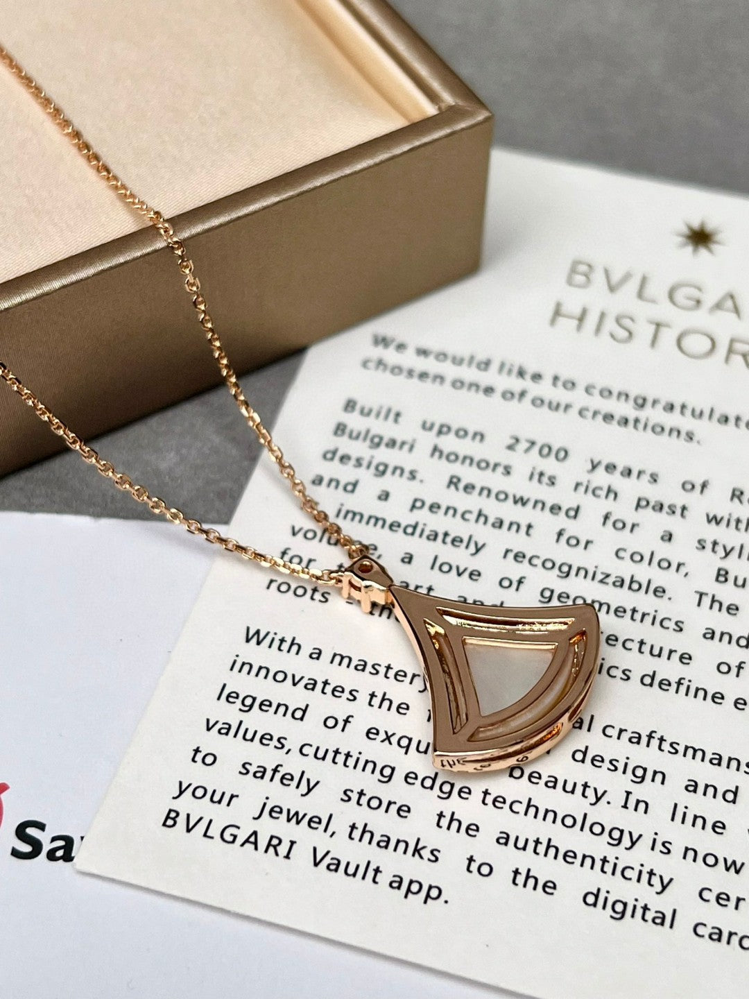 BVLGARI Pearl Gold-Plated Necklace