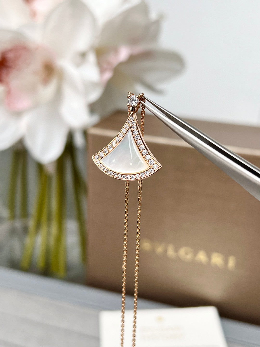 BVLGARI Pearl Gold-Plated Necklace