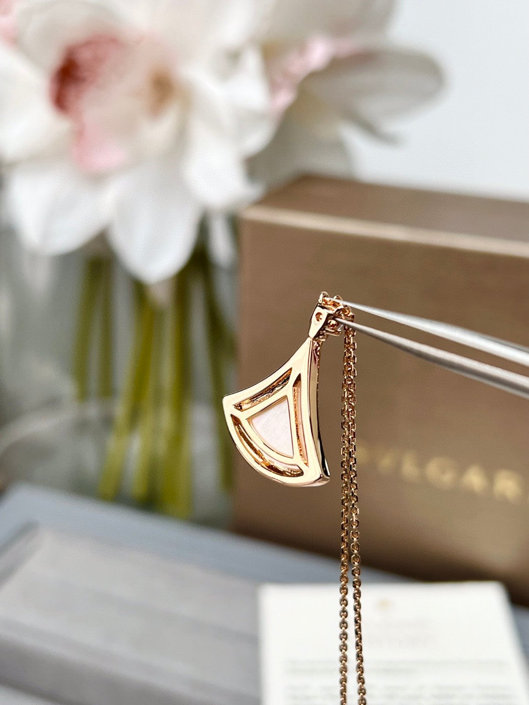 BVLGARI Pearl Gold-Plated Necklace