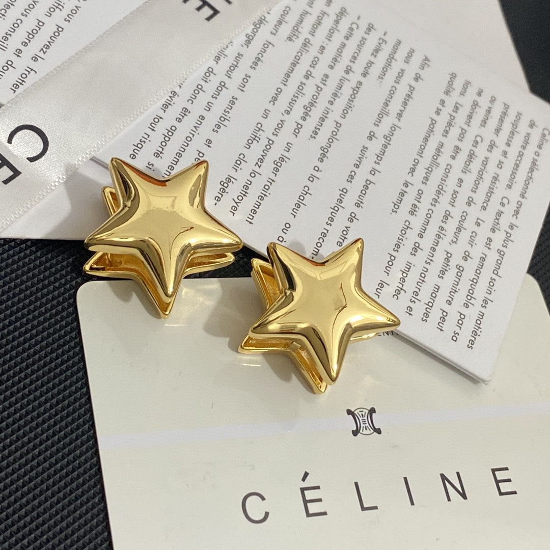 CELINE Triomphe Earrings