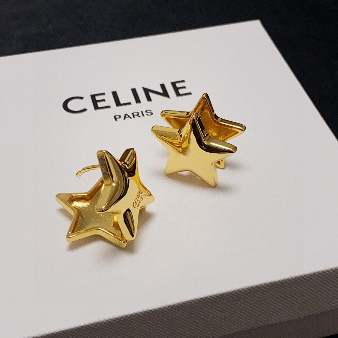 CELINE Triomphe Earrings