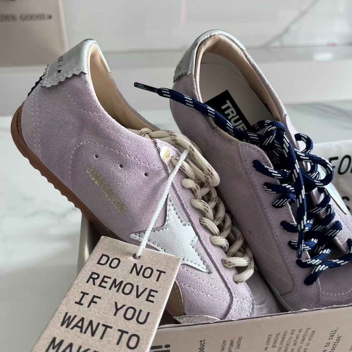 Golden Goose Vintage Distressed Sneakers #122