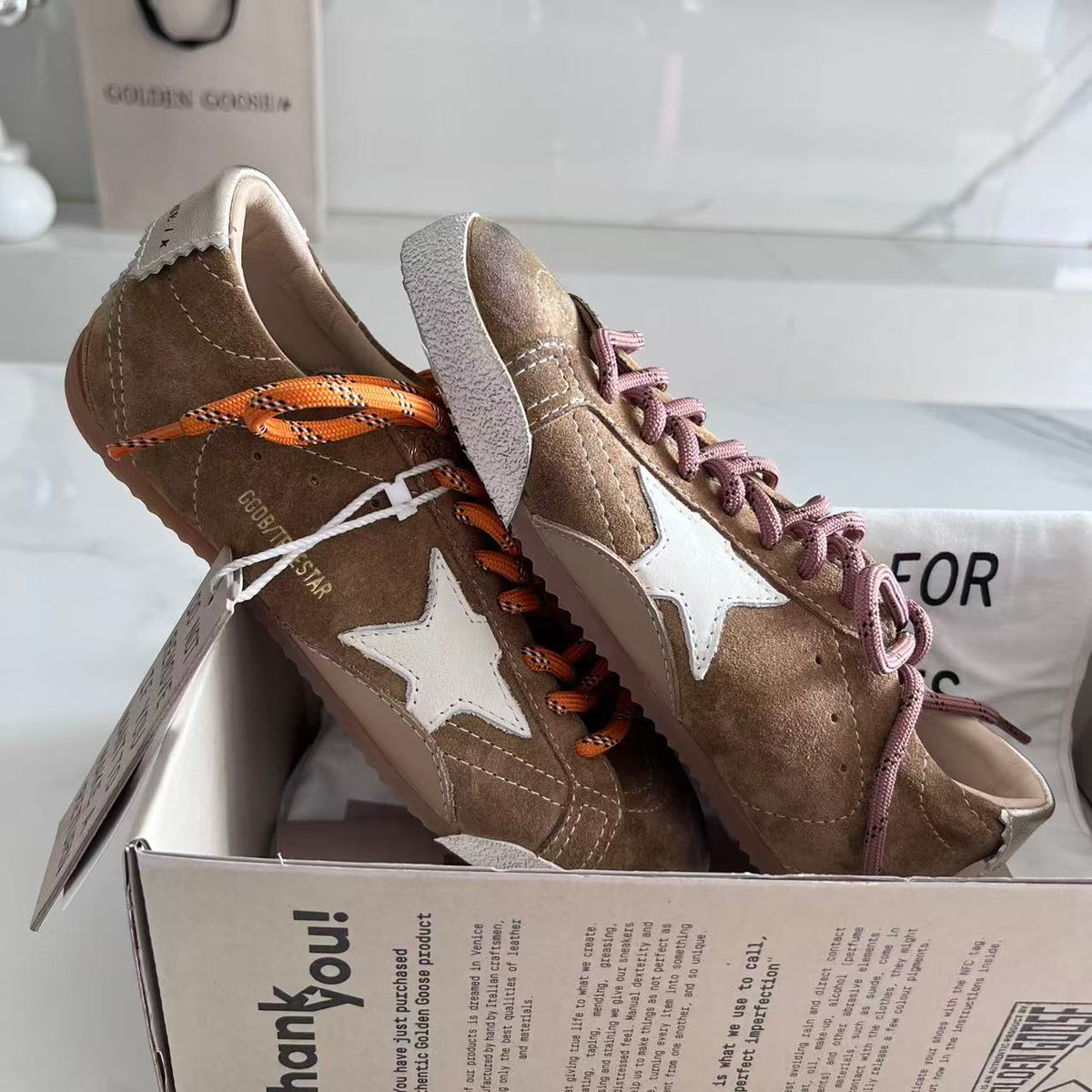 Golden Goose Vintage Distressed Sneakers #175