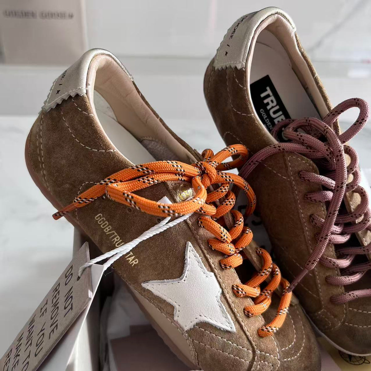 Golden Goose Vintage Distressed Sneakers #175