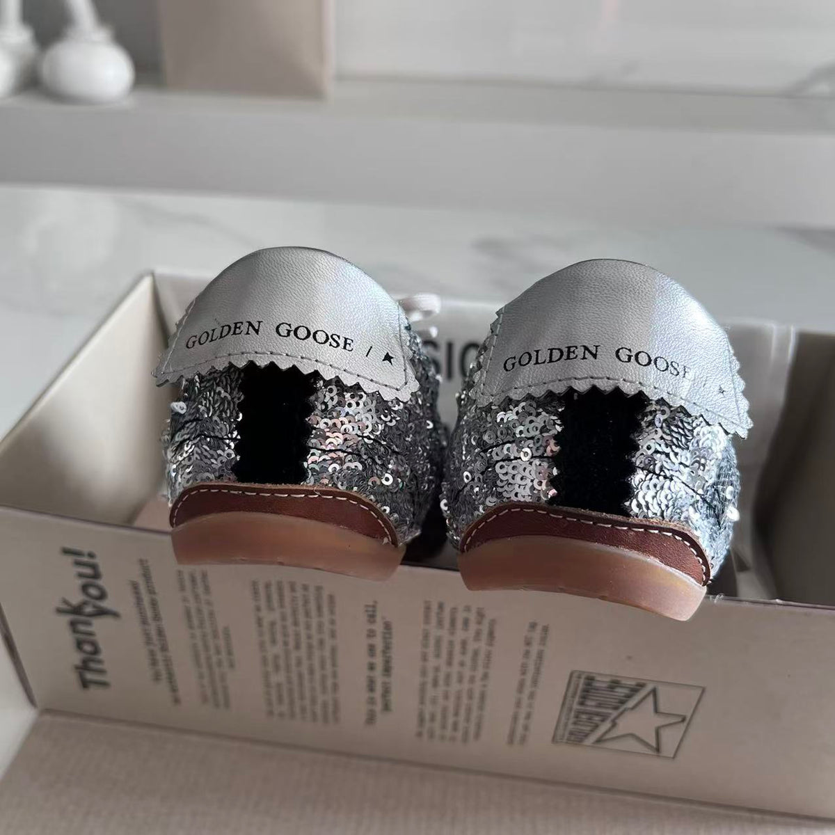 Golden Goose Vintage Distressed Sneakers #145