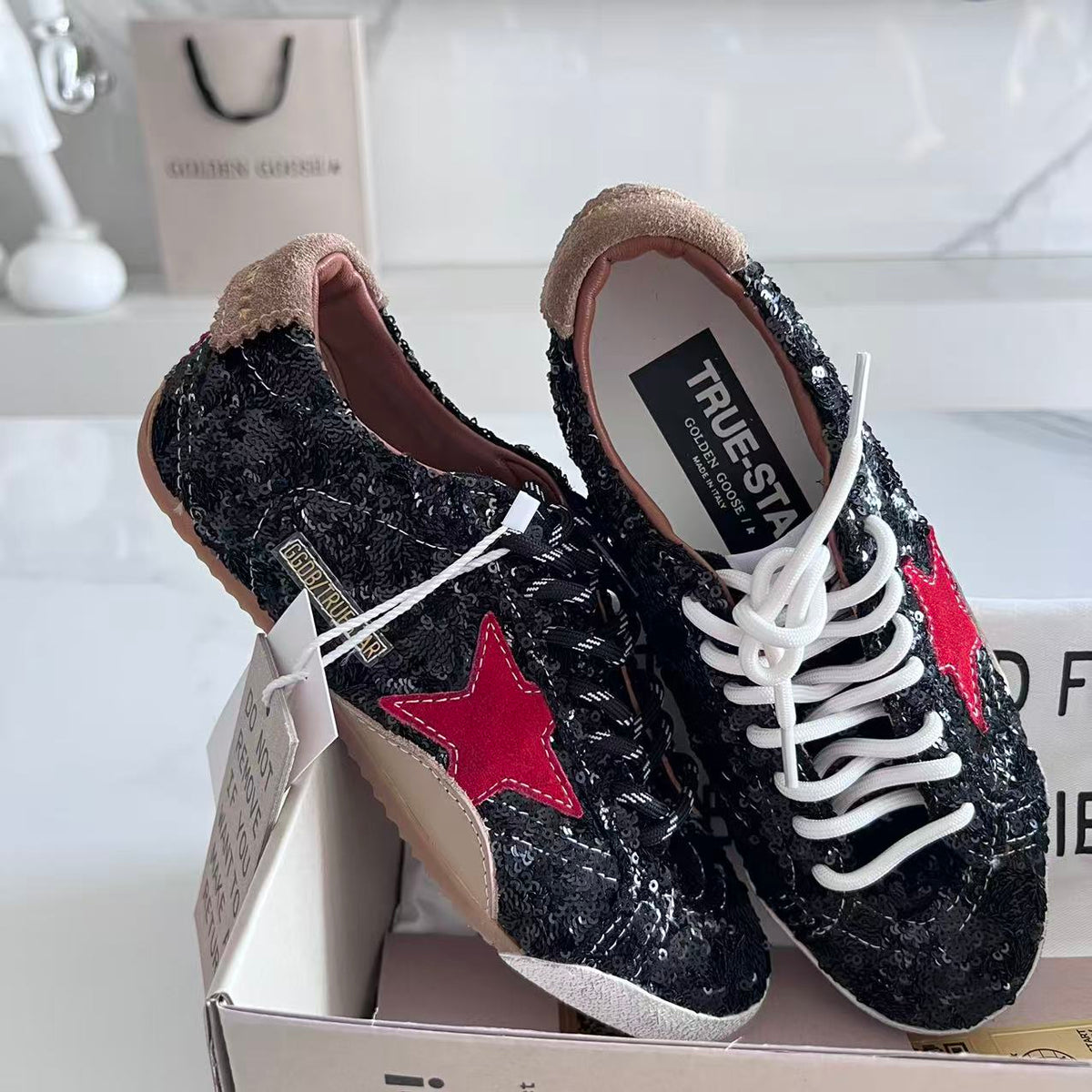 Golden Goose Vintage Distressed Sneakers #057