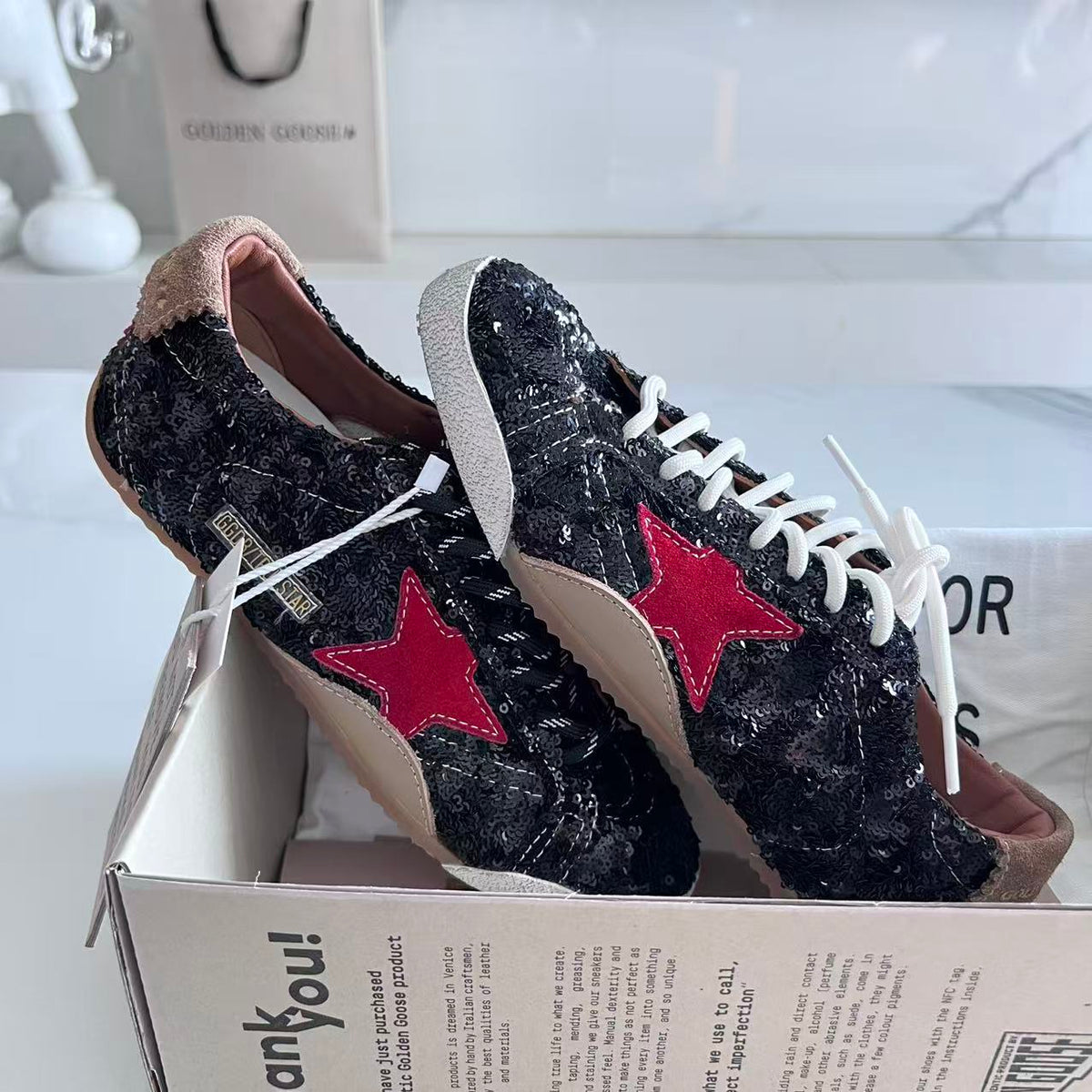 Golden Goose Vintage Distressed Sneakers #057