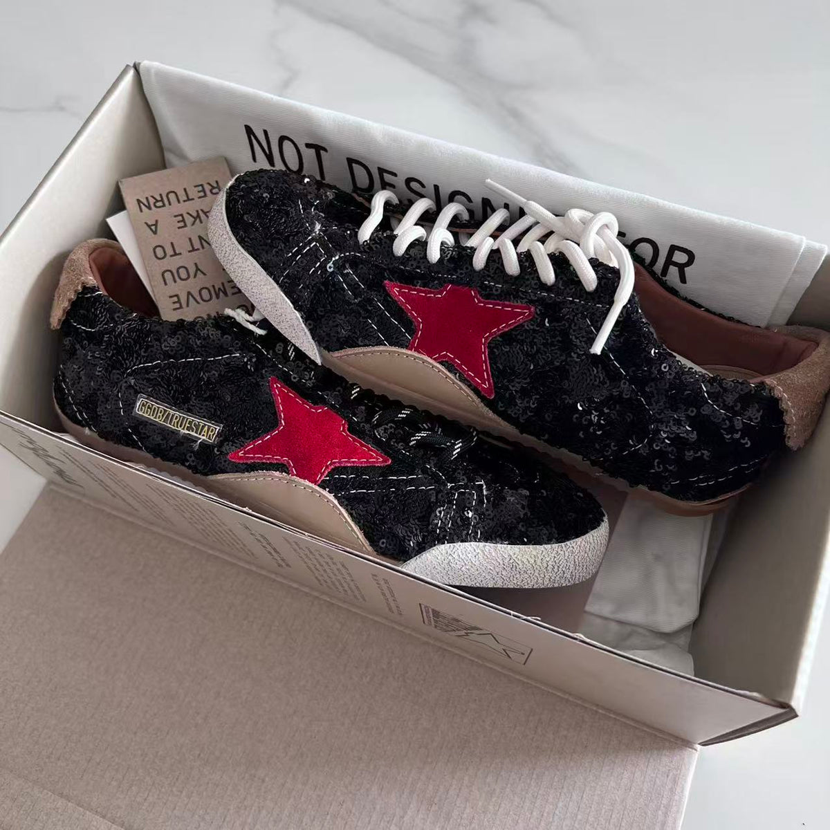 Golden Goose Vintage Distressed Sneakers #057