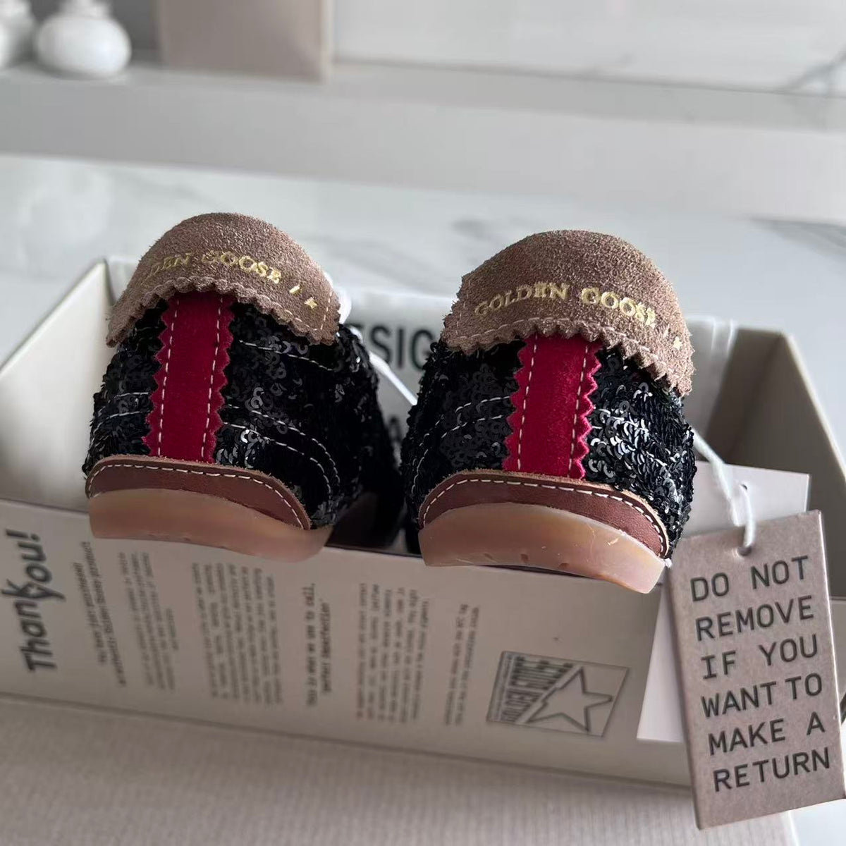 Golden Goose Vintage Distressed Sneakers #057
