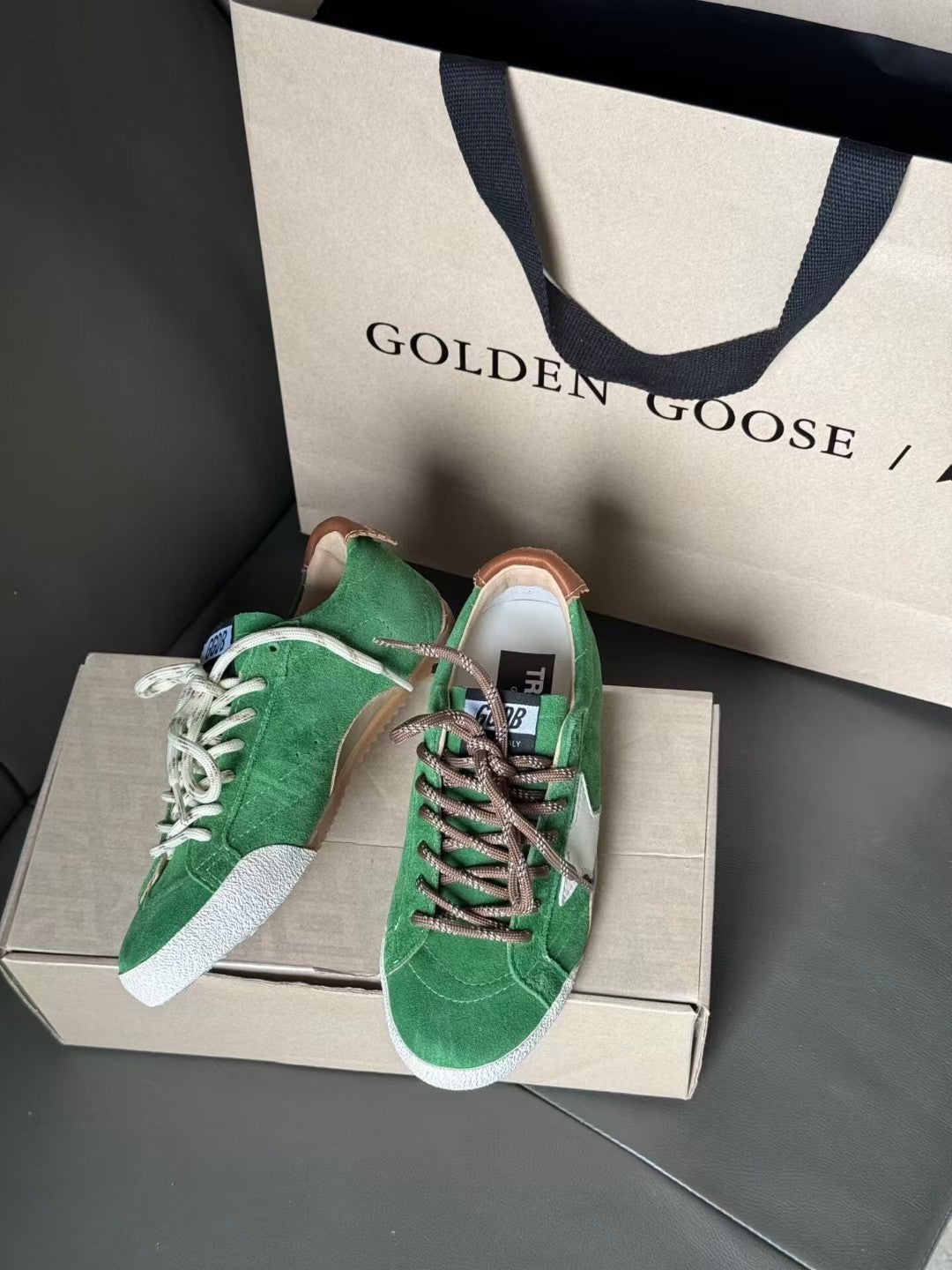 Golden Goose Vintage Distressed Sneakers #058