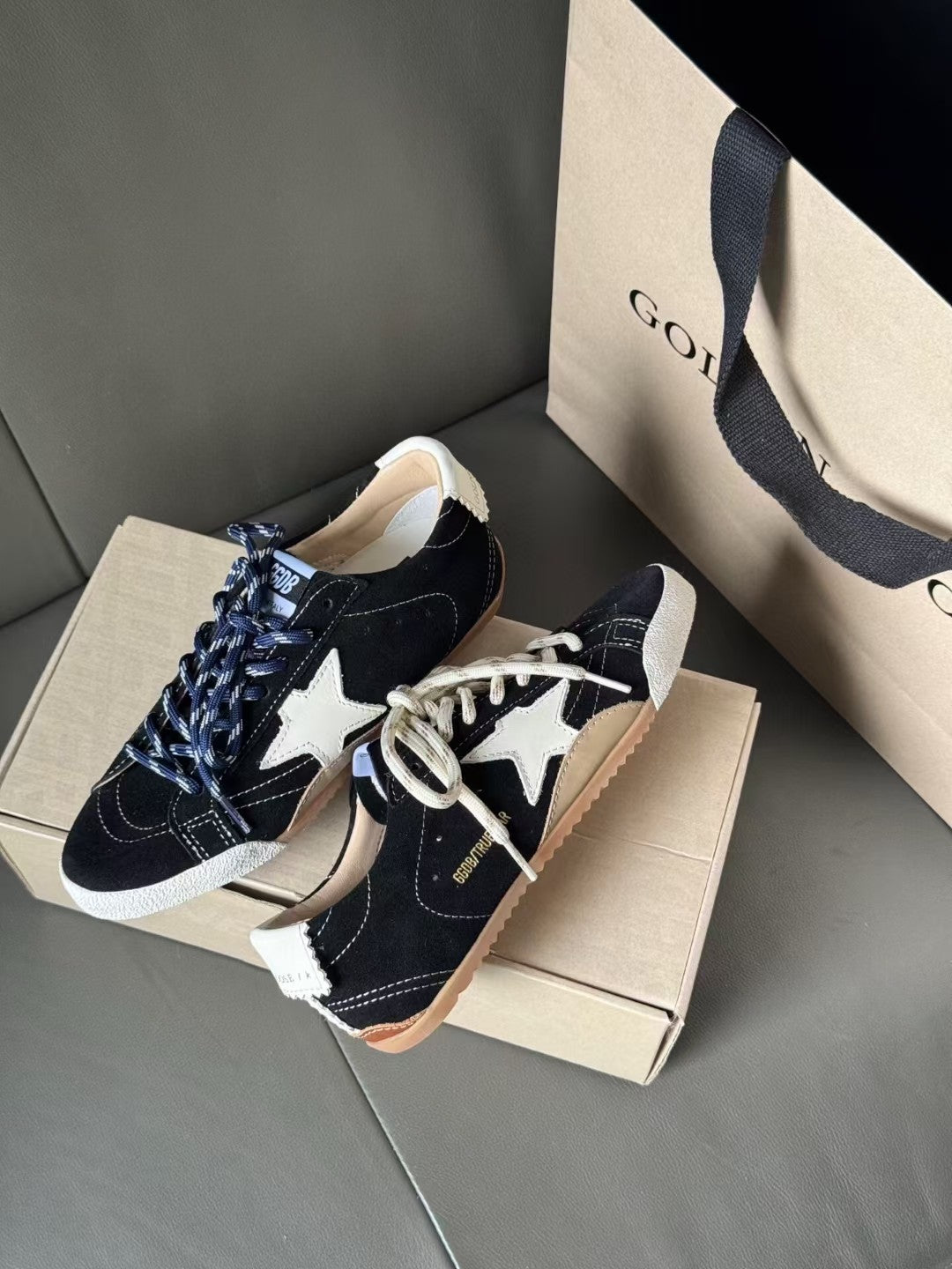 Golden Goose Vintage Distressed Sneakers #170