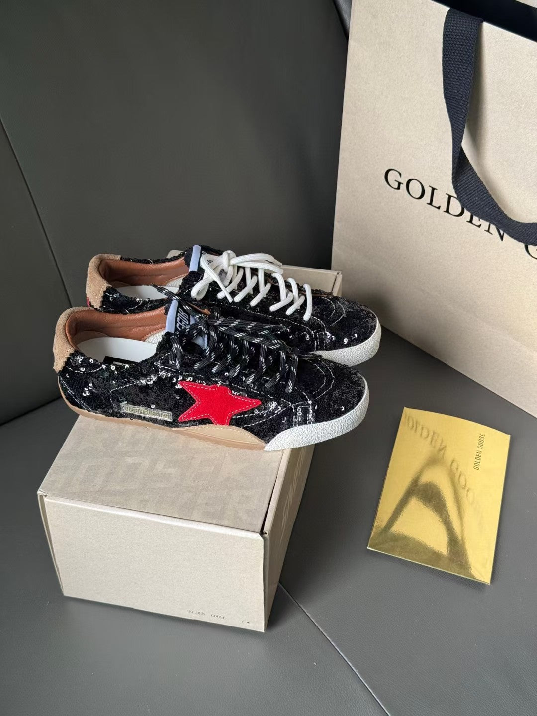 Golden Goose Vintage Distressed Sneakers #069