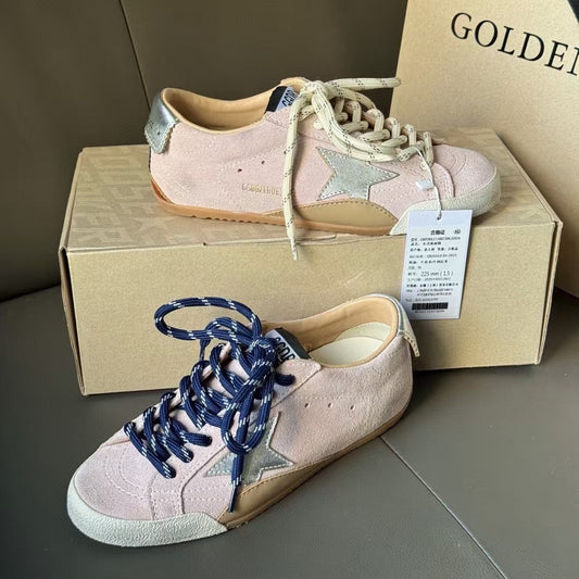Golden Goose Vintage Distressed Sneakers #169
