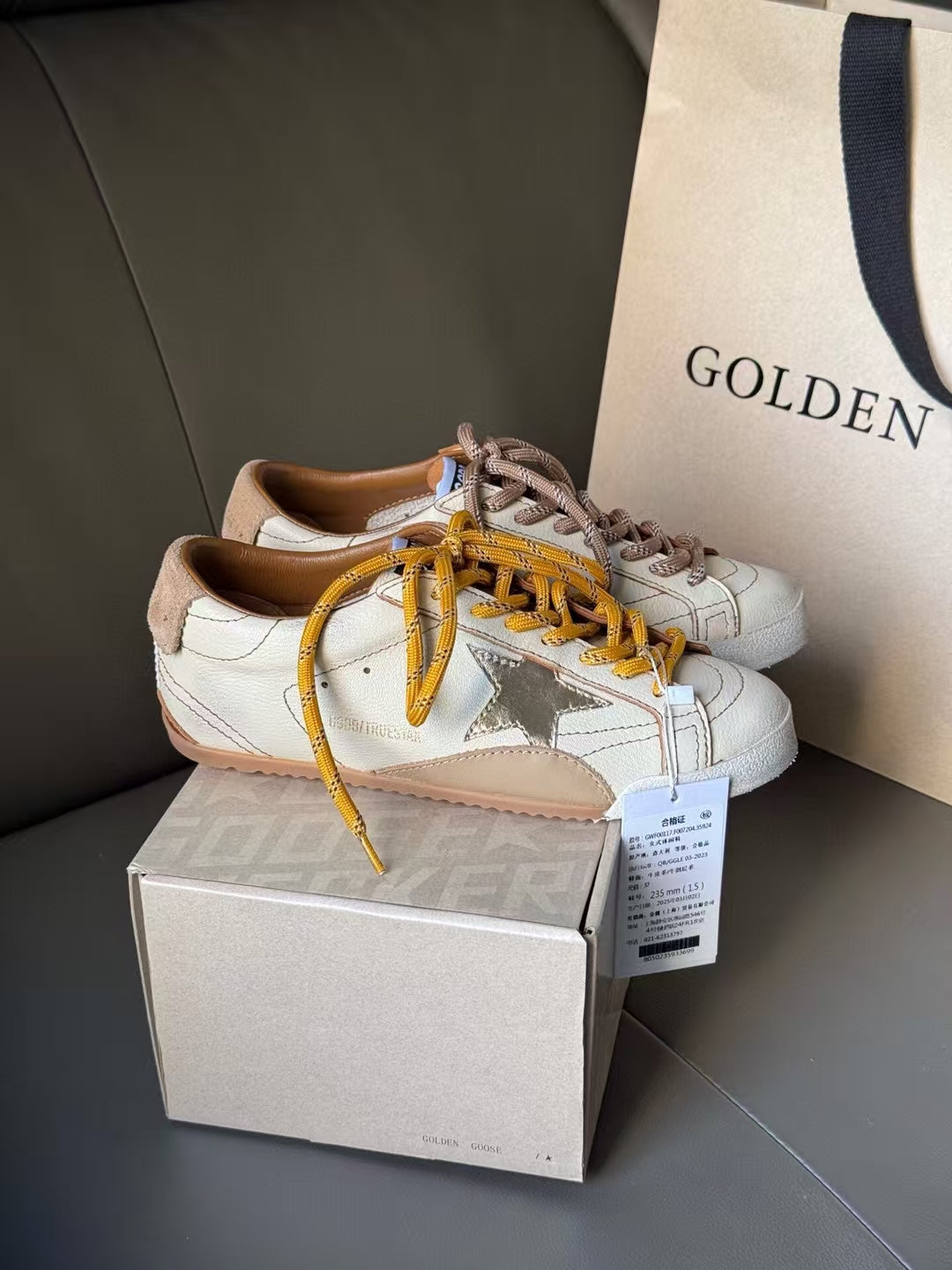 Golden Goose Vintage Distressed Sneakers #171