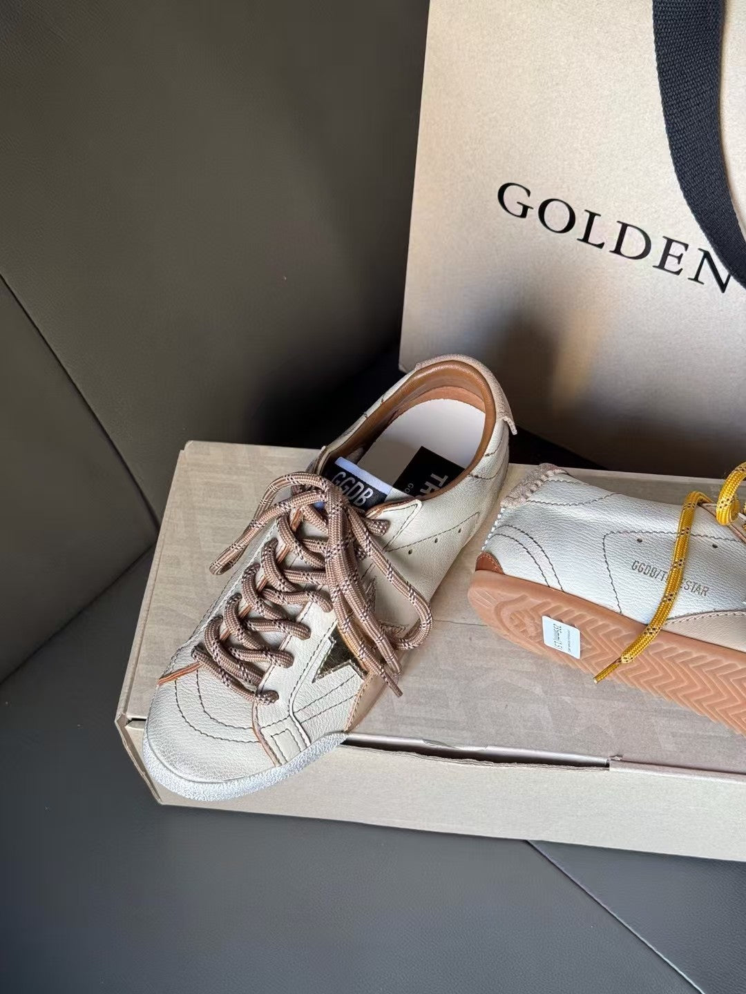 Golden Goose Vintage Distressed Sneakers #171