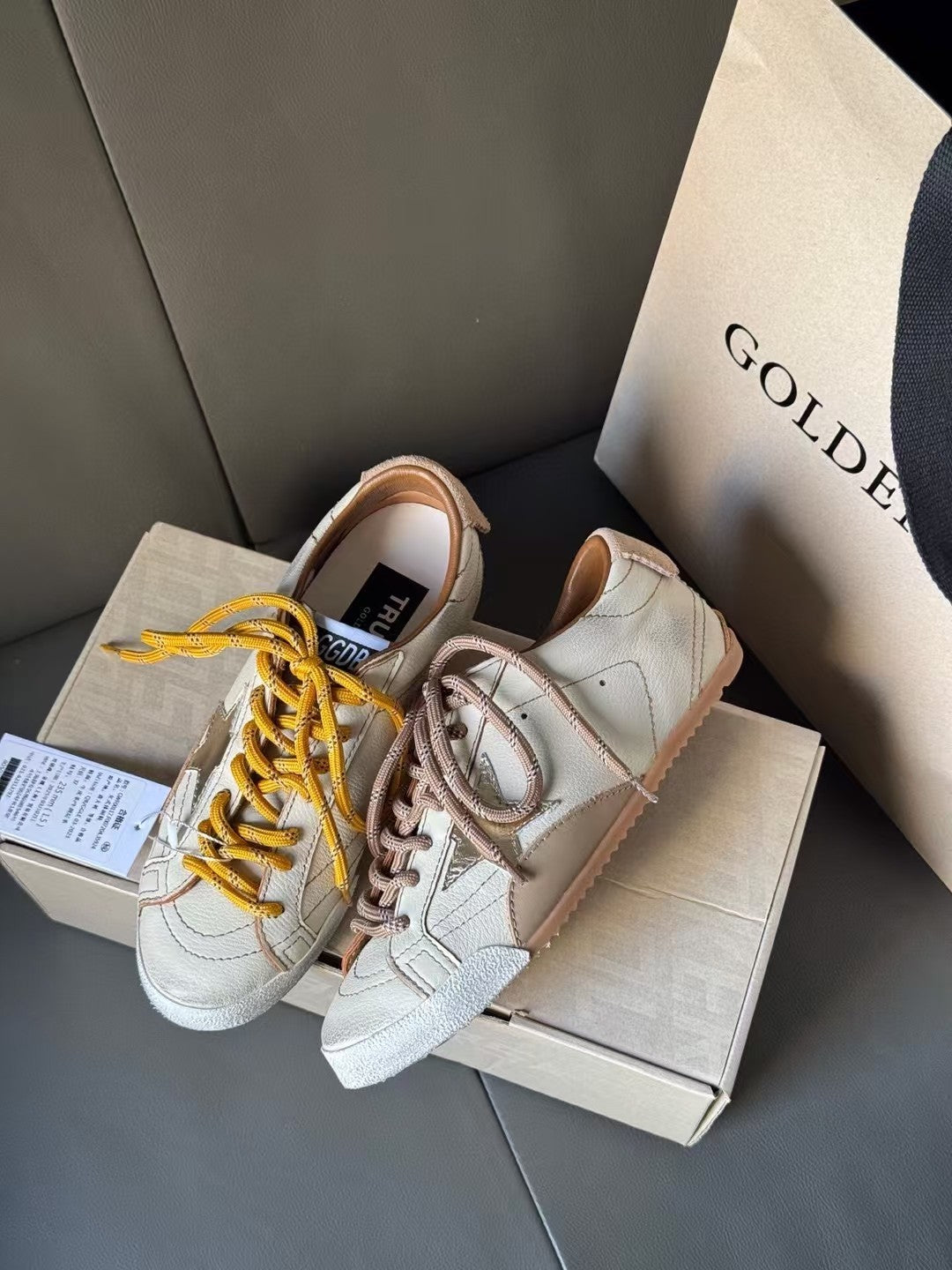 Golden Goose Vintage Distressed Sneakers #171