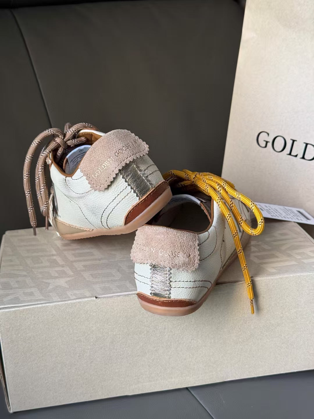 Golden Goose Vintage Distressed Sneakers #171