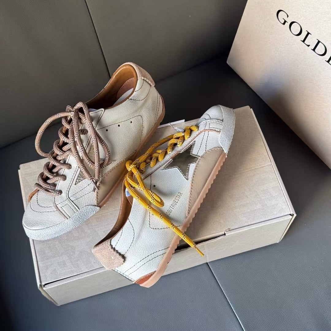 Golden Goose Vintage Distressed Sneakers #171