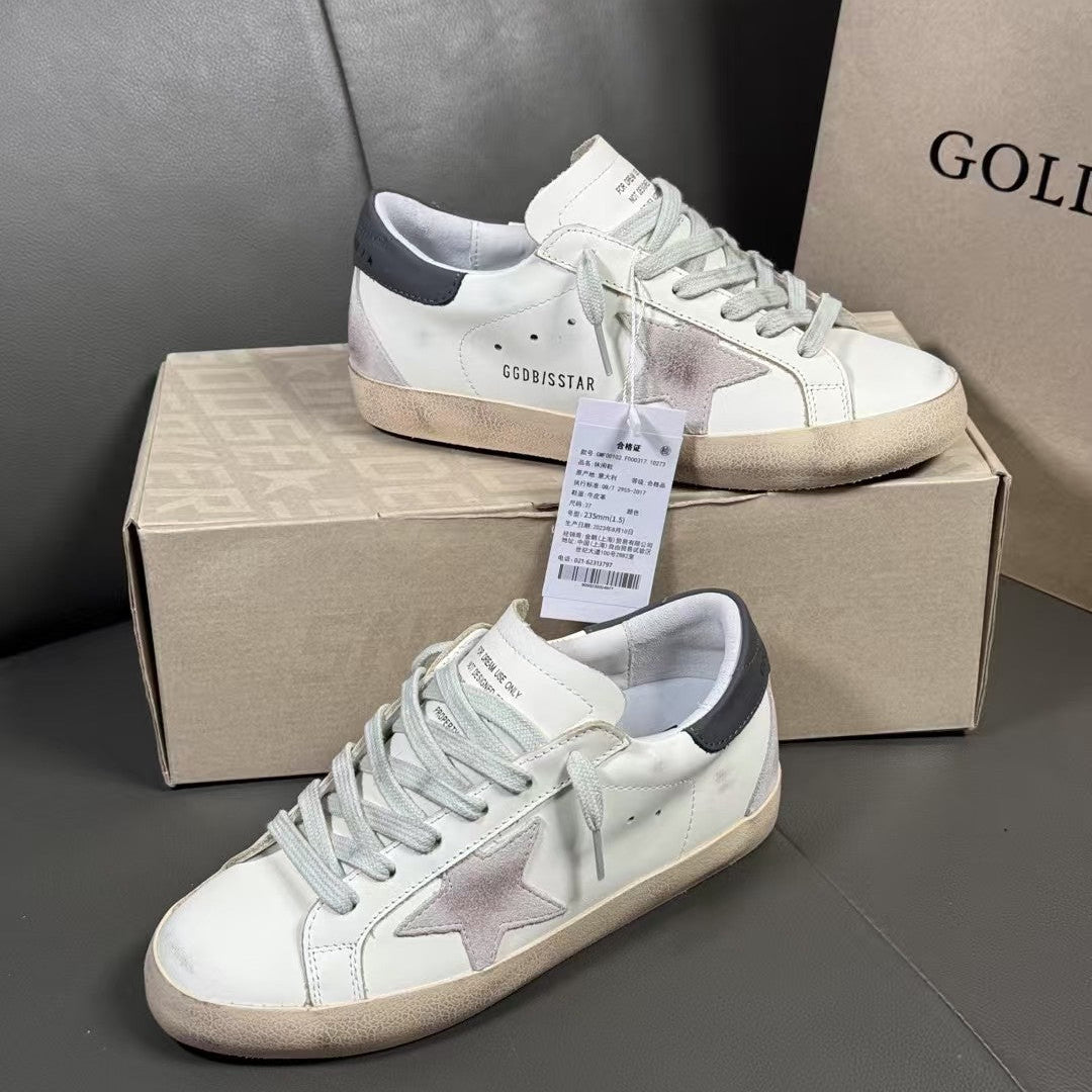 Golden Goose Vintage Distressed Sneakers #222