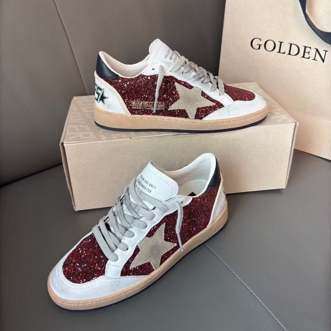 Golden Goose Vintage Distressed Sneakers #298