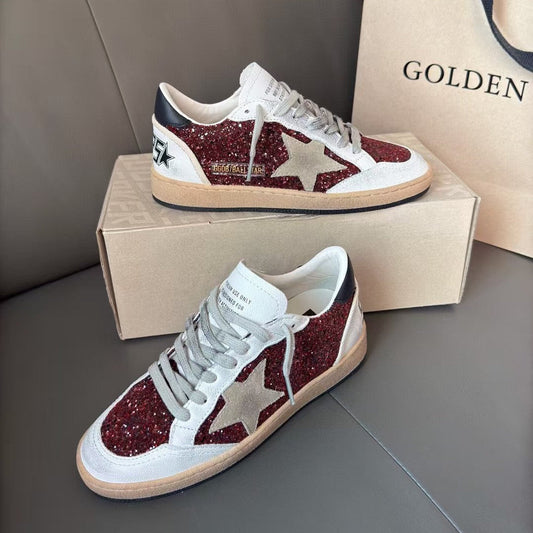 Golden Goose Vintage Distressed Sneakers #298