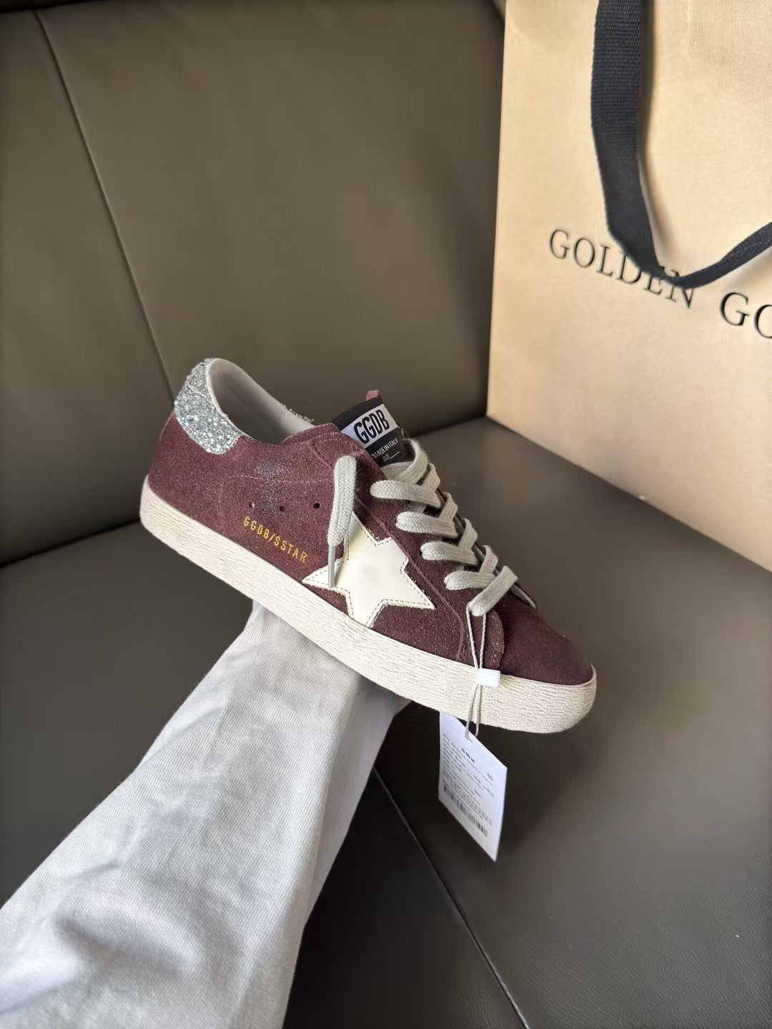 Golden Goose Vintage Distressed Sneakers #072