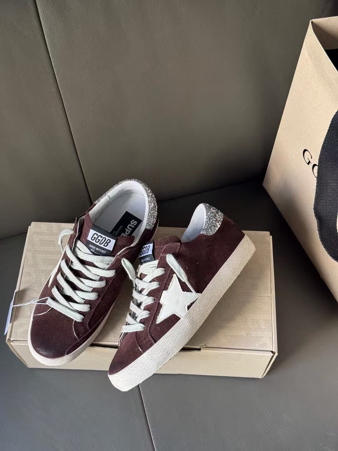 Golden Goose Vintage Distressed Sneakers #072