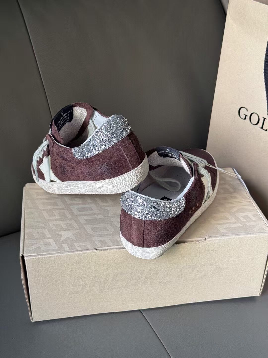 Golden Goose Vintage Distressed Sneakers #072