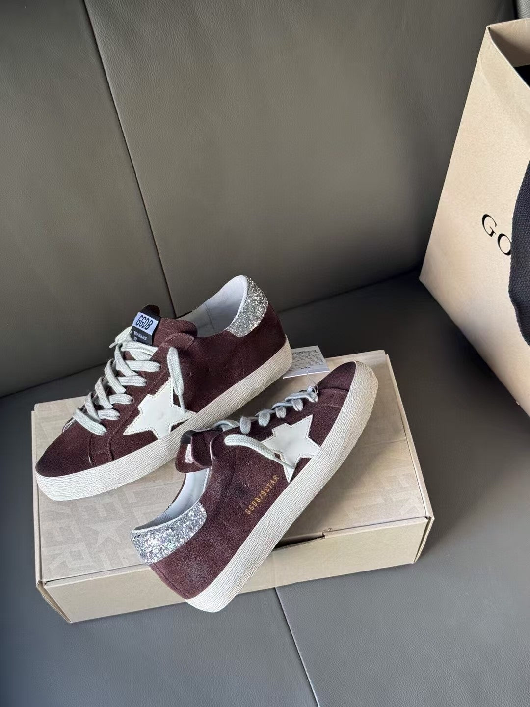 Golden Goose Vintage Distressed Sneakers #072