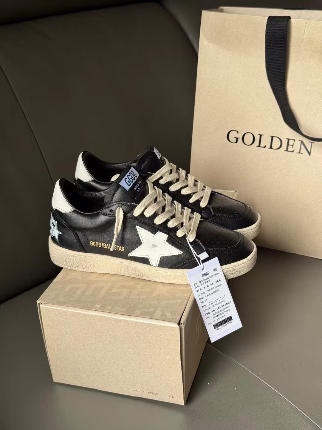 Golden Goose Vintage Distressed Sneakers #272